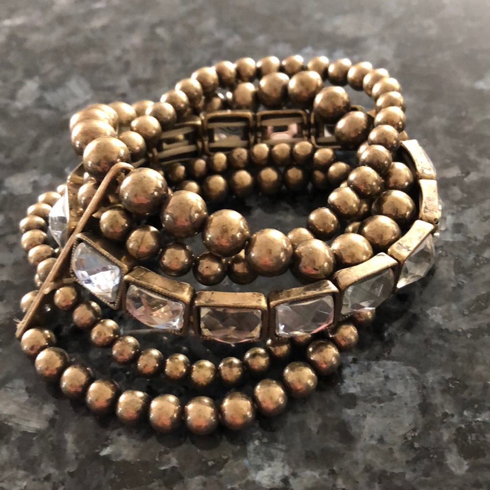 5 strand bead bracelet